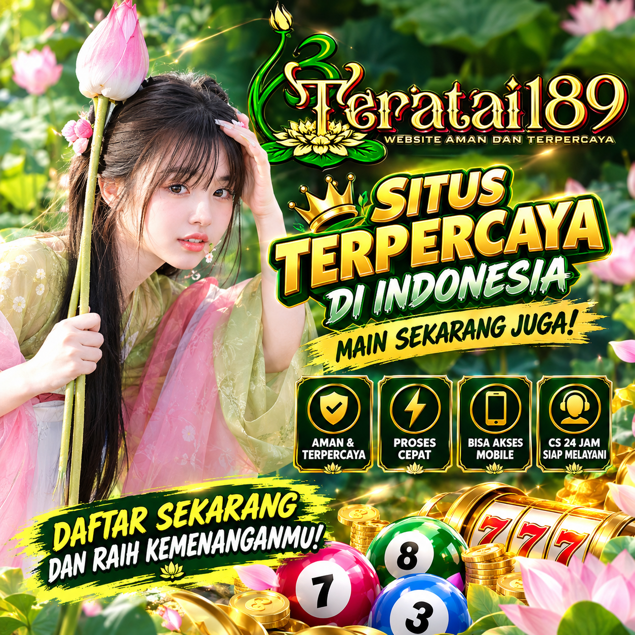 TERATAI189 – Awali Keseruanmu dengan Satu Putaran